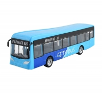 Autobus City bus street fire azul escala 1:43 Burago