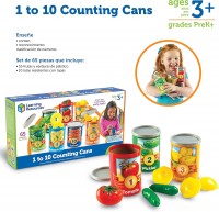 Juguete latas para contar del 1 al 10 Learning resources