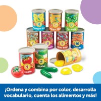 Juguete latas para contar del 1 al 10 Learning resources