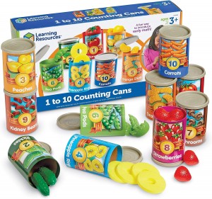 Juguete latas para contar del 1 al 10 Learning resources